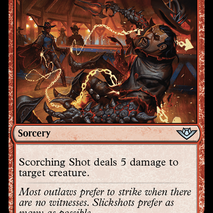 Scorching Shot [Outlaws of Thunder Junction] Foil