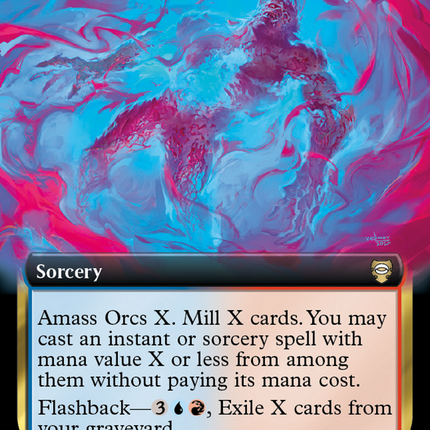 Summons of Saruman (Extended Art) [Tales of Middle-earth Commander] Foil