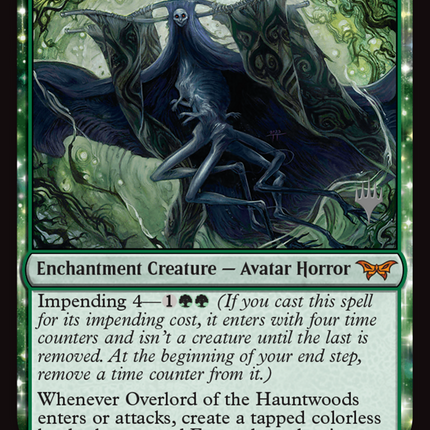 Overlord of the Hauntwoods [Duskmourn: House of Horror Promos] Foil