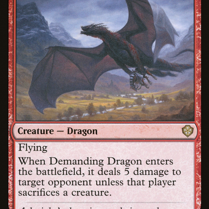 Demanding Dragon [Starter Commander Decks]