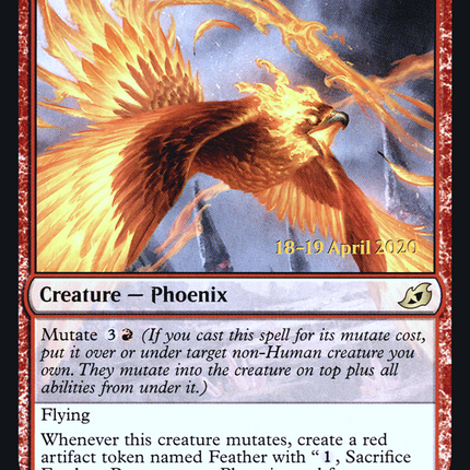 Everquill Phoenix [Ikoria: Lair of Behemoths Promos] Prerelease Foil