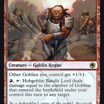 Hobgoblin Bandit Lord [Adventures in the Forgotten Realms Promos] Foil