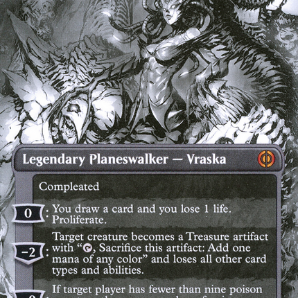 Vraska, Betrayal's Sting (Showcase) (Borderless) [Phyrexia: All Will Be One]