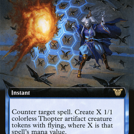 Access Denied (Extended Art) [Neon Dynasty Commander]