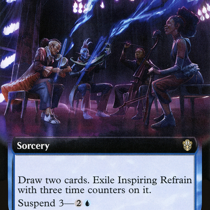 Inspiring Refrain (Extended Art) [Commander 2021]
