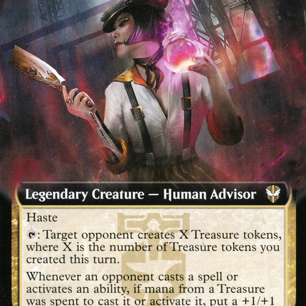 Vazi, Keen Negotiator (Extended Art) [New Capenna Commander]