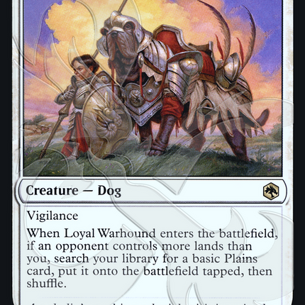 Loyal Warhound [Adventures in the Forgotten Realms Promos] Foil