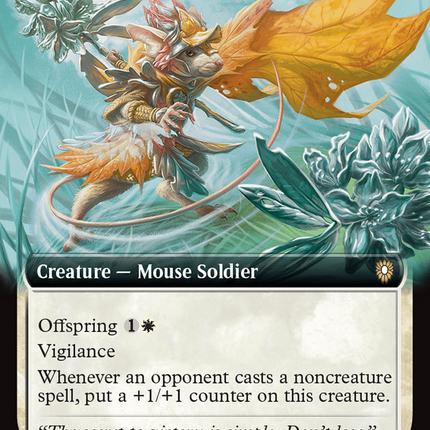 Steelburr Champion [Bloomburrow Commander] Foil