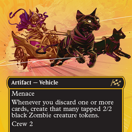 Cryptcaller Chariot (Borderless) (First-Place Foil) [Aetherdrift] Foil