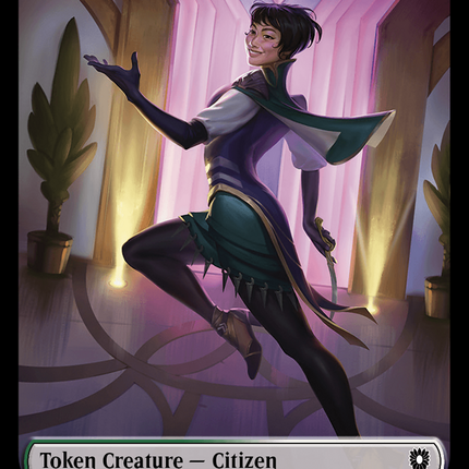 Citizen [Bloomburrow Commander Tokens] Foil
