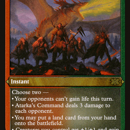 Atarka's Command [Double Masters 2022] Etched Foil