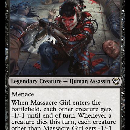 Massacre Girl [Outlaws of Thunder Junction Commander]
