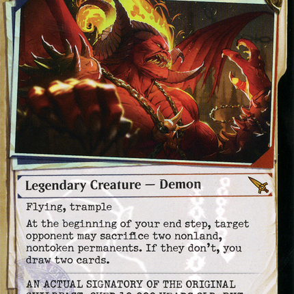 Rakdos, Patron of Chaos (Showcase) [Murders at Karlov Manor] Invisible Ink Foil