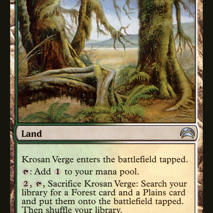 Krosan Verge [Planechase 2012] Foil