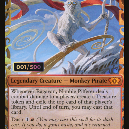 Ragavan, Nimble Pilferer (Showcase) [Multiverse Legends] Serialized Foil