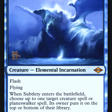 Subtlety [Modern Horizons 2 Promos] Prerelease Foil