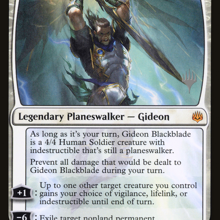 Gideon Blackblade [War of the Spark Promos]