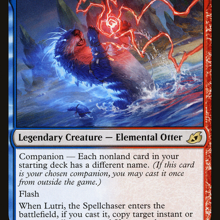 Lutri, the Spellchaser (companion) [Ikoria: Lair of Behemoths]