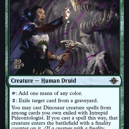 Intrepid Paleontologist [The Lost Caverns of Ixalan Promos] Prerelease Foil