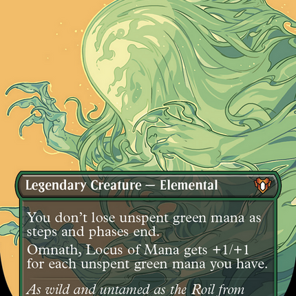 Omnath, Locus of Mana (Borderless) [Commander Masters]