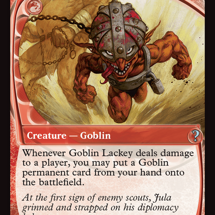 Goblin Lackey [Mystery Booster 2] Foil