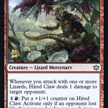 Hired Claw [Bloomburrow Promos] Prerelease Foil