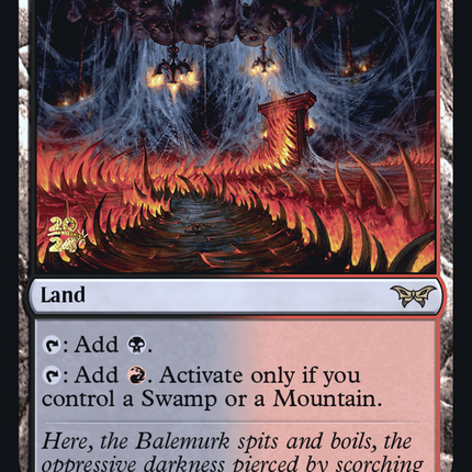 Blazemire Verge [Duskmourn: House of Horror Promos] Prerelease Foil