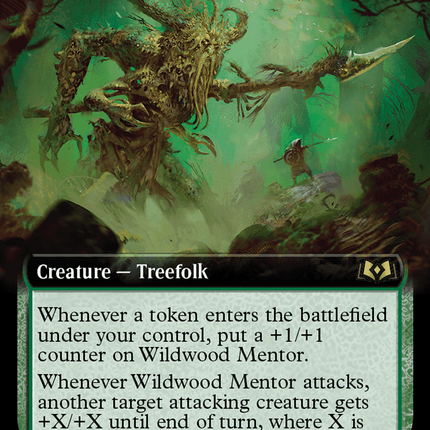 Wildwood Mentor (Extended Art) [Wilds of Eldraine]
