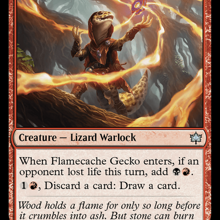 Flamecache Gecko [Bloomburrow] Foil