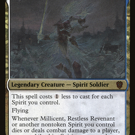 Millicent, Restless Revenant [Crimson Vow Commander Display Commanders] Foil