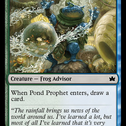 Pond Prophet [Bloomburrow] Foil