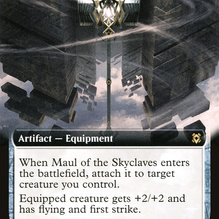 Maul of the Skyclaves (Extended Art) [Zendikar Rising]
