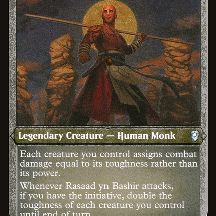 Rasaad yn Bashir [Commander Legends: Battle for Baldur's Gate] Etched Foil