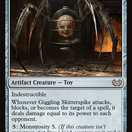 Giggling Skitterspike [Duskmourn: House of Horror Commander]