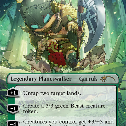 Garruk Wildspeaker (Borderless) [Secret Lair Drop]