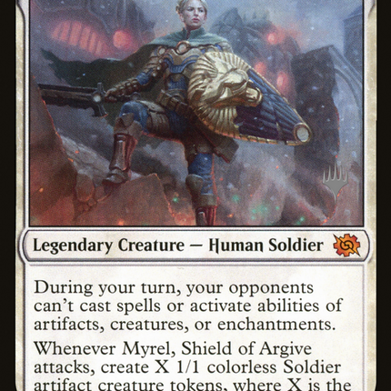 Myrel, Shield of Argive [The Brothers' War Promos]