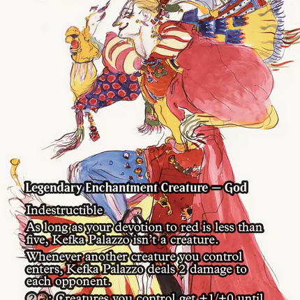 Kefka Palazzo - Purphoros, God of the Forge (Showcase) [FINAL FANTASY: Through the Ages] Foil