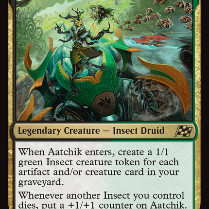 Aatchik, Emerald Radian [Aetherdrift] Foil