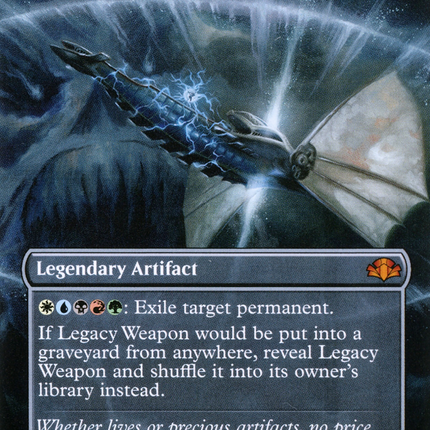 Legacy Weapon (Borderless) [Dominaria Remastered]
