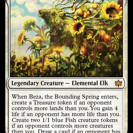 Beza, the Bounding Spring [Bloomburrow] Foil