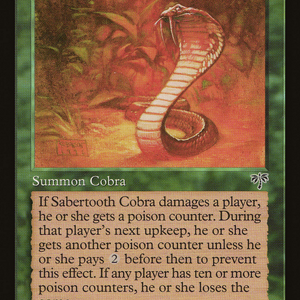 Sabertooth Cobra (Retro) [The List]