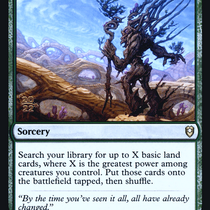 Traverse the Outlands [Battle for Baldur's Gate Promos] Prerelease Foil