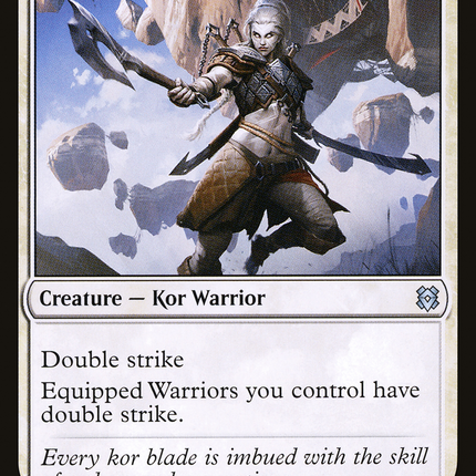 Kor Blademaster [Zendikar Rising]
