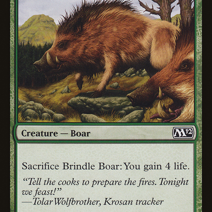 Brindle Boar [Magic 2012]