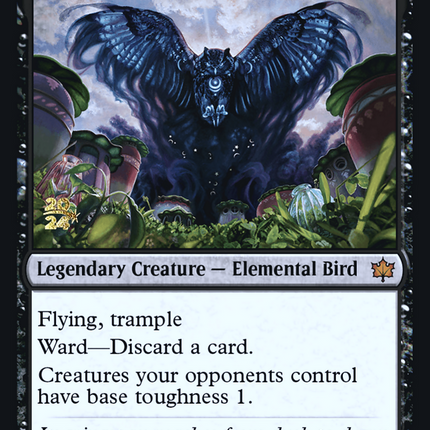 Maha, Its Feathers Night [Bloomburrow Promos] Prerelease Foil