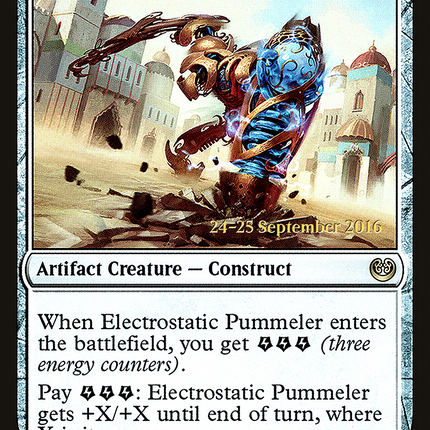 Electrostatic Pummeler [Kaladesh Promos] Prerelease Foil