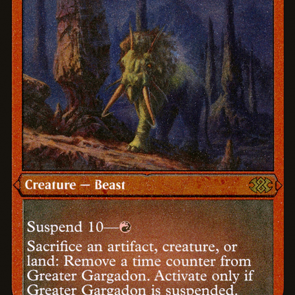 Greater Gargadon [Double Masters 2022] Etched Foil