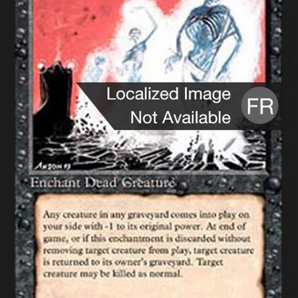 Animate Dead - Animation des morts  [Foreign Black Border]