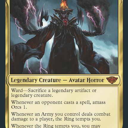 Sauron, the Dark Lord [The Lord of the Rings: Tales of Middle-earth] Foil
