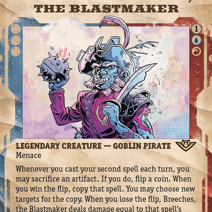 Breeches, the Blastmaker (Showcase) (Borderless) [Outlaws of Thunder Junction]